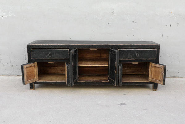 Media Pine Cabinet-Blue Hand Home