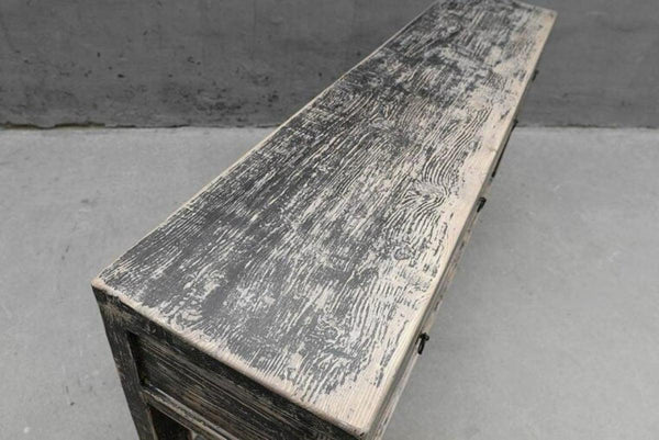 Reedition Pine Console-Blue Hand Home