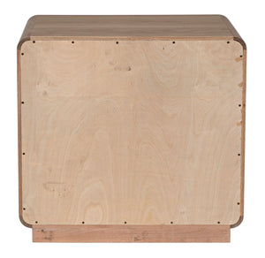 Redford Nightstand, Oak & Oak Plywood - 30x18x28-Blue Hand Home