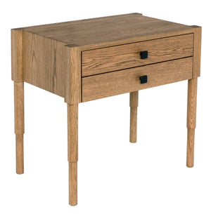 Corey Nighstand, Oak - 28x18x26-Blue Hand Home