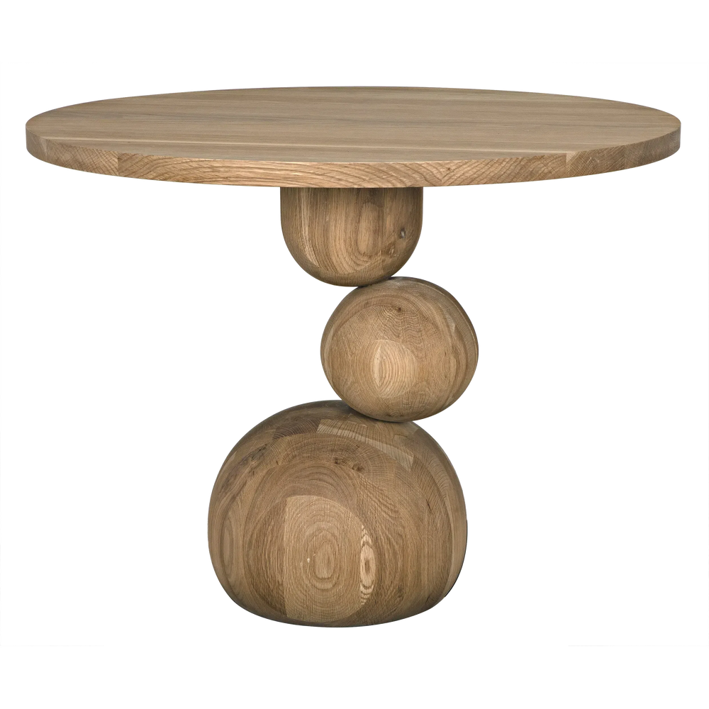 Boulder Breakfast Table, Oak - 38x38x30-Blue Hand Home