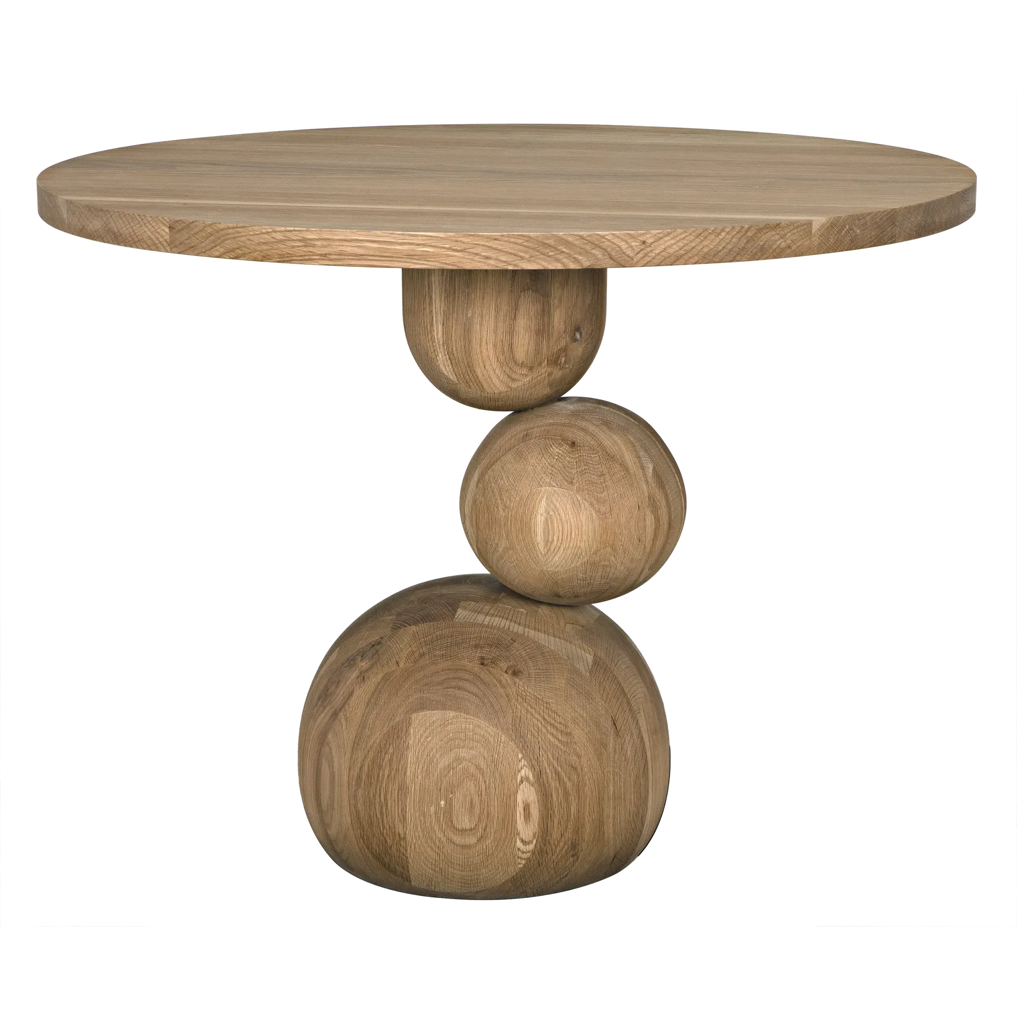 Boulder Breakfast Table, Oak - 38x38x30-Blue Hand Home