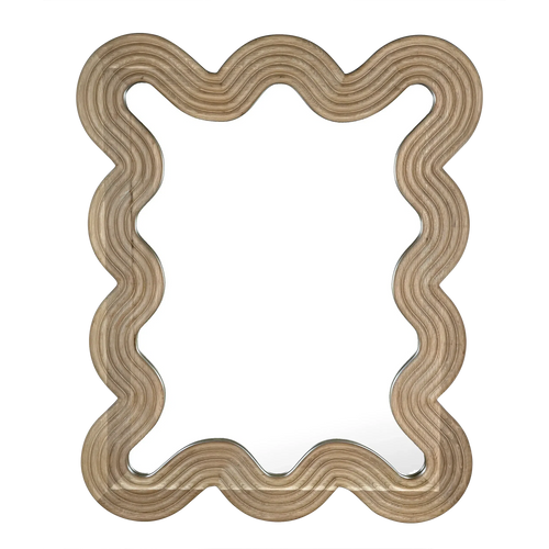 Ozark Mirror, Oak, Small - 40x1.5x51.5-Blue Hand Home