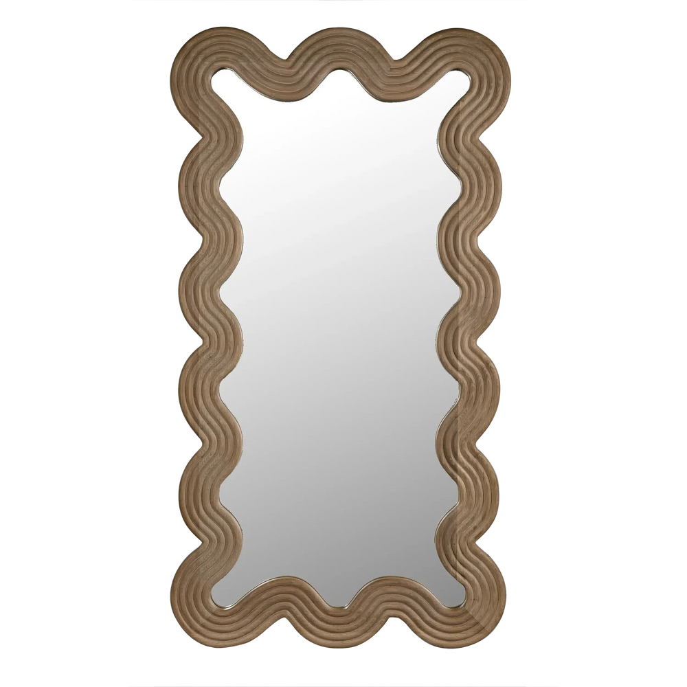 Ozark Mirror, Oak - 40x1.5x76.5-Blue Hand Home