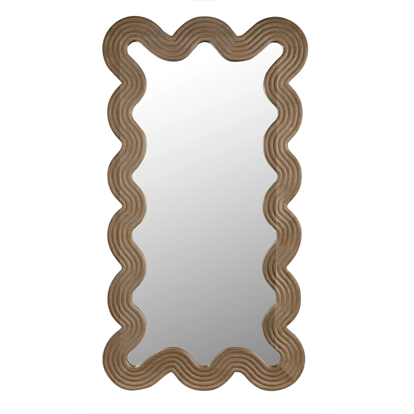 Ozark Mirror, Oak - 40x1.5x76.5-Blue Hand Home