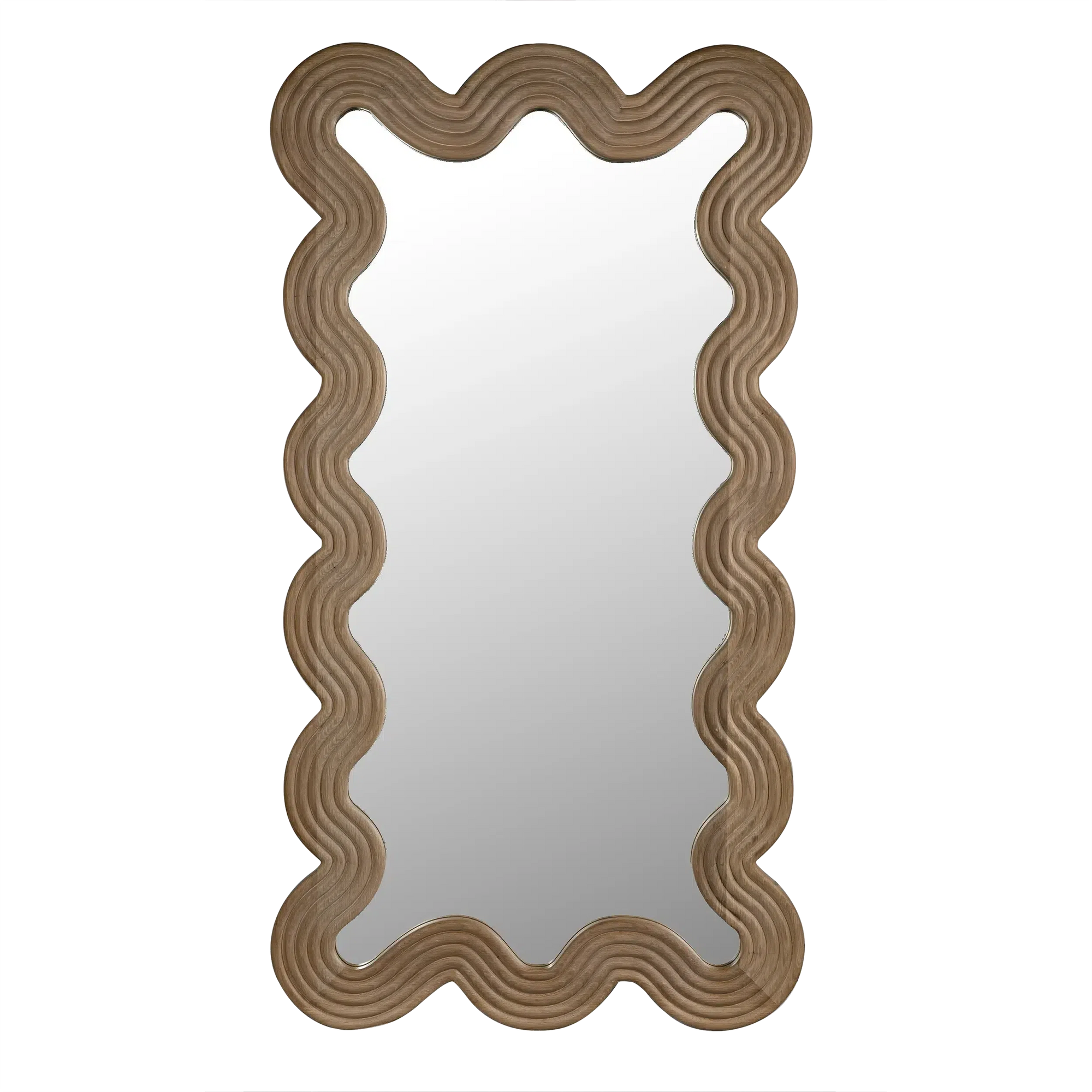 Ozark Mirror, Oak - 40x1.5x76.5-Blue Hand Home