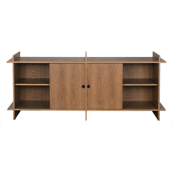 Hazel Sideboard, Oak Veneer-Blue Hand Home