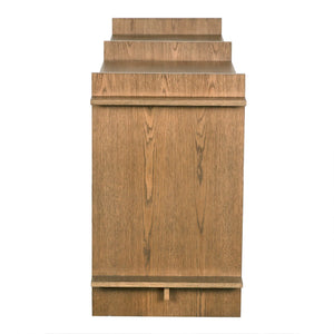 Hazel Sideboard, Oak Veneer-Blue Hand Home