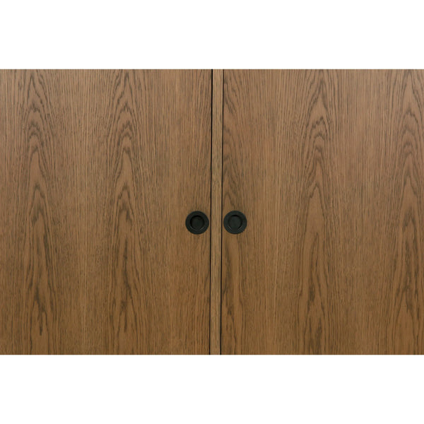 Hazel Sideboard, Oak Veneer-Blue Hand Home