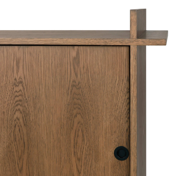Hazel Sideboard, Oak Veneer-Blue Hand Home