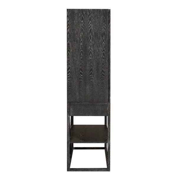 Jacques Armoire, Oak/Oak Veneer-Blue Hand Home