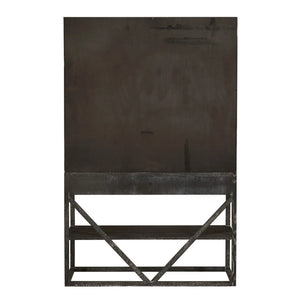 Jacques Armoire, Oak/Oak Veneer-Blue Hand Home