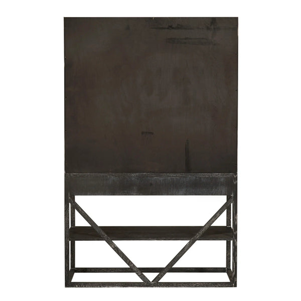 Jacques Armoire, Oak/Oak Veneer-Blue Hand Home