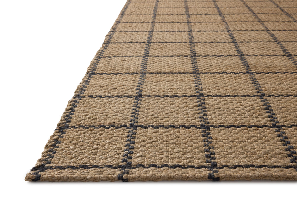 Chris Loves Julia x Loloi Fletcher Rugs - Natural / Black-Blue Hand Home