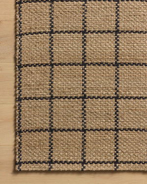 Chris Loves Julia x Loloi Fletcher Rugs - Natural / Black-Blue Hand Home