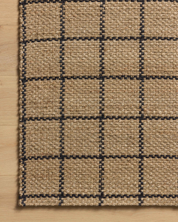 Chris Loves Julia x Loloi Fletcher Rugs - Natural / Black-Blue Hand Home