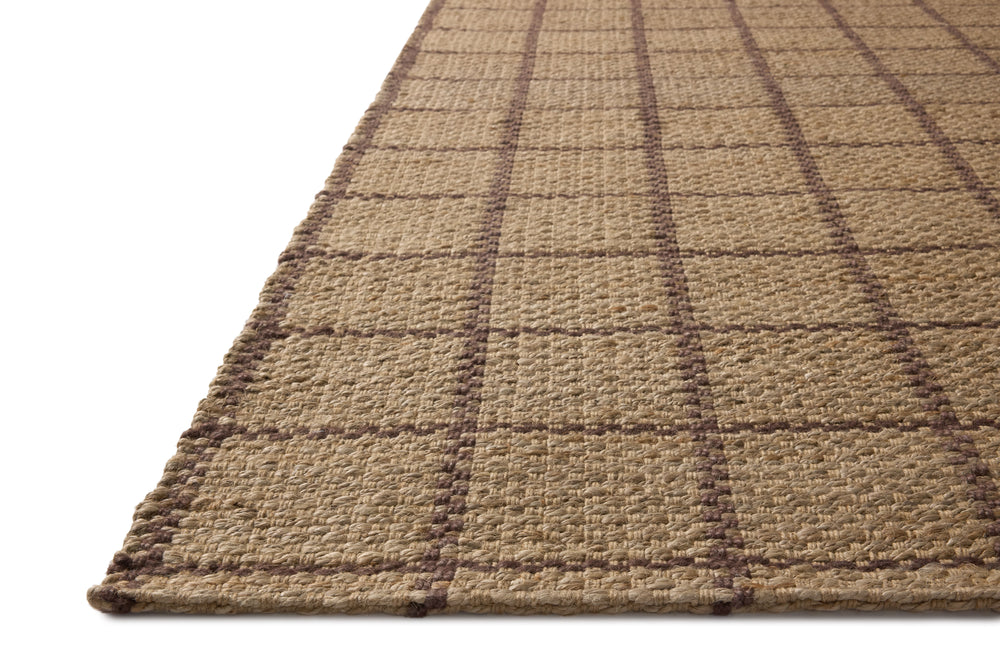 Chris Loves Julia x Loloi Fletcher Rugs - Natural / Brown-Blue Hand Home