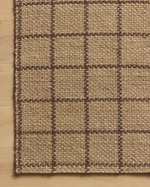 Chris Loves Julia x Loloi Fletcher Rugs - Natural / Brown-Blue Hand Home