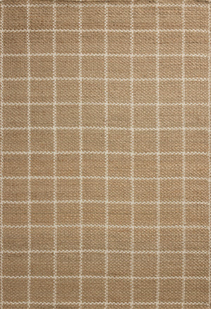 Chris Loves Julia x Loloi Fletcher Rugs - Natural / Ivory-Blue Hand Home