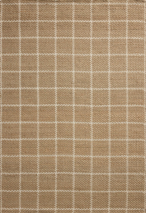 Chris Loves Julia x Loloi Fletcher Rugs - Natural / Ivory-Blue Hand Home