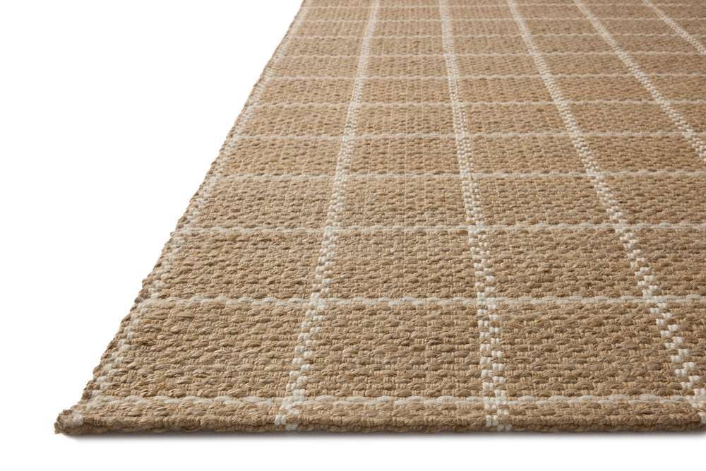 Chris Loves Julia x Loloi Fletcher Rugs - Natural / Ivory-Blue Hand Home