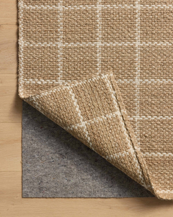 Chris Loves Julia x Loloi Fletcher Rugs - Natural / Ivory-Blue Hand Home