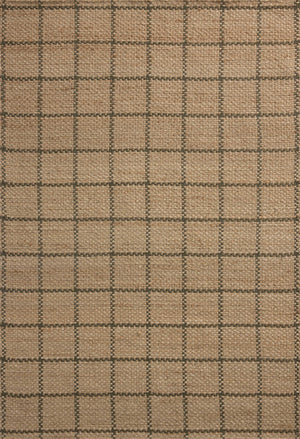 Chris Loves Julia x Loloi Fletcher Rugs - Natural / Olive-Blue Hand Home
