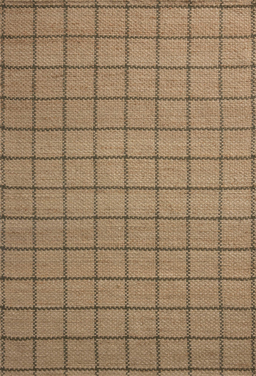 Chris Loves Julia x Loloi Fletcher Rugs - Natural / Olive-Blue Hand Home