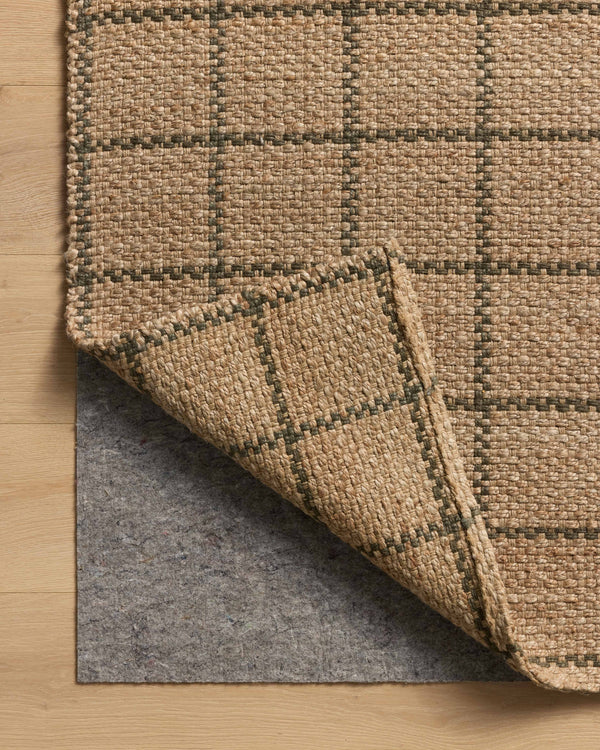 Chris Loves Julia x Loloi Fletcher Rugs - Natural / Olive-Blue Hand Home