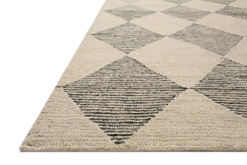 Chris Loves Julia x Loloi Francis Rugs - Beige / Charcoal-Blue Hand Home