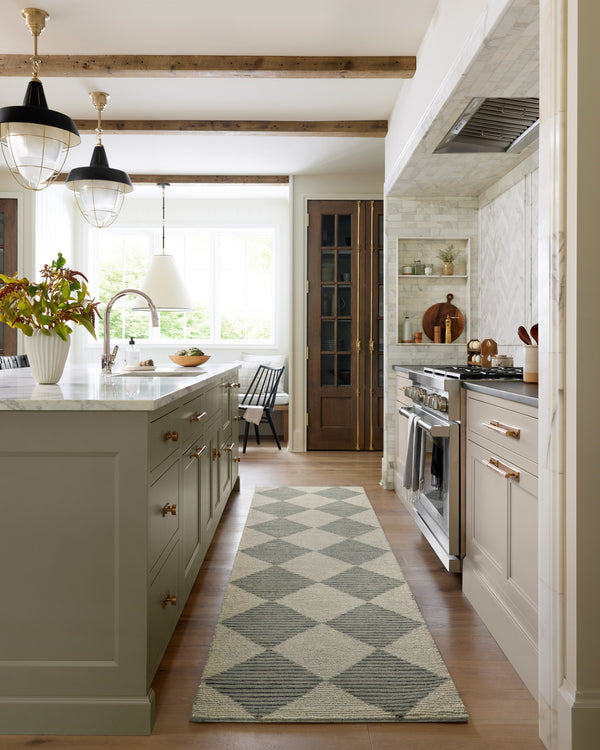 Chris Loves Julia x Loloi Francis Rugs - Spa / Granite-Blue Hand Home