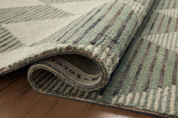 Chris Loves Julia x Loloi Francis Rugs - Spa / Granite-Blue Hand Home