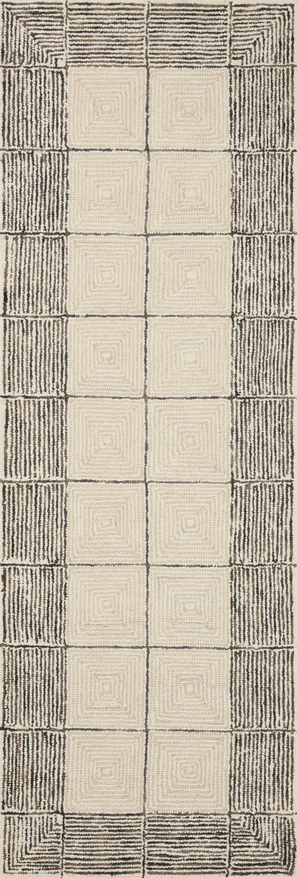 Chris Loves Julia x Loloi Francis Rugs - Cream / Black-Blue Hand Home