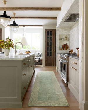 Chris Loves Julia x Loloi Francis Rugs - Green / Natural-Blue Hand Home
