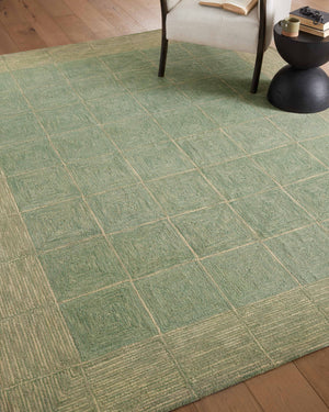 Chris Loves Julia x Loloi Francis Rugs - Green / Natural-Blue Hand Home