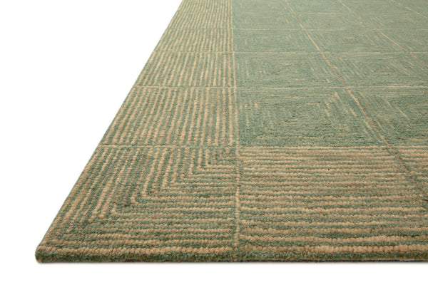Chris Loves Julia x Loloi Francis Rugs - Green / Natural-Blue Hand Home