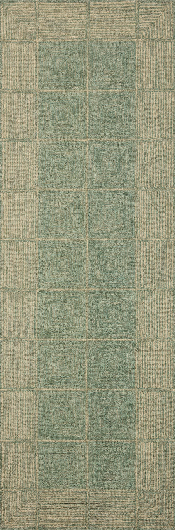 Chris Loves Julia x Loloi Francis Rugs - Green / Natural-Blue Hand Home
