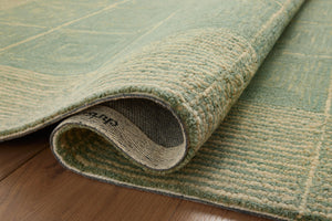 Chris Loves Julia x Loloi Francis Rugs - Green / Natural-Blue Hand Home