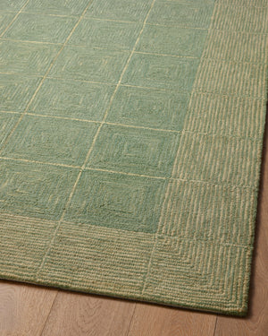 Chris Loves Julia x Loloi Francis Rugs - Green / Natural-Blue Hand Home