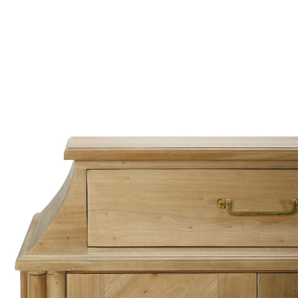 Bramble Farringdon Orangery Credenza in Fruitwood w/ True White Interior-Bramble-Blue Hand Home