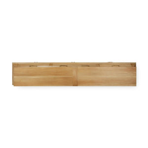 Bramble Farringdon Orangery Credenza in Fruitwood w/ True White Interior-Bramble-Blue Hand Home
