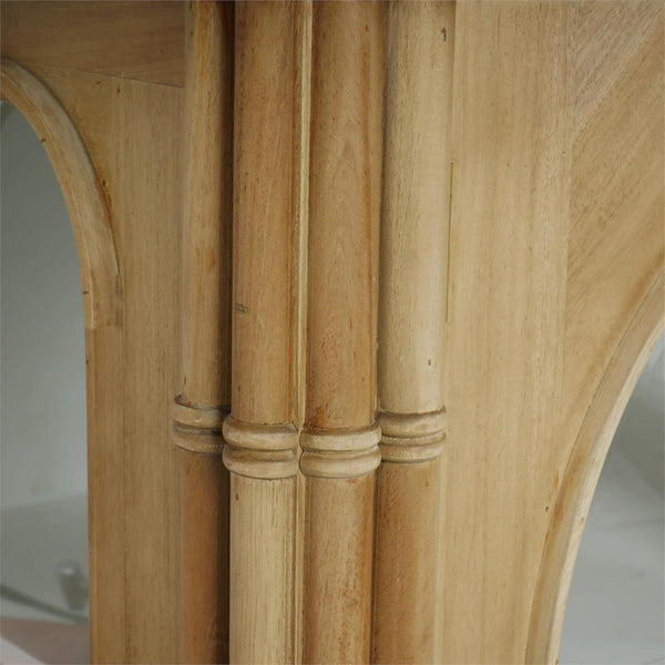 Bramble Farringdon Orangery Credenza in Fruitwood w/ True White Interior-Bramble-Blue Hand Home