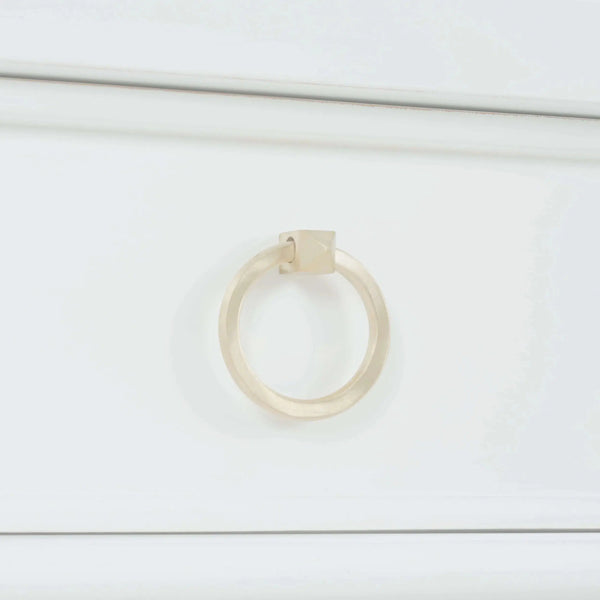 Bramble Farringdon Small Console in Architectural White-Bramble-Blue Hand Home