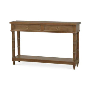 Bramble Farringdon Small Console In Straw Wash-Bramble-Blue Hand Home