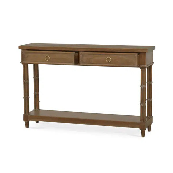 Bramble Farringdon Small Console In Straw Wash-Bramble-Blue Hand Home