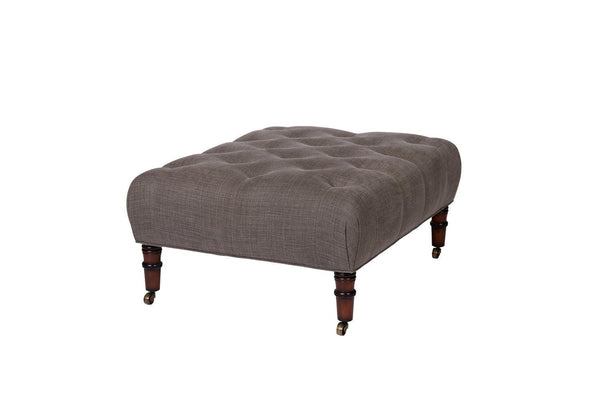 Field Ottoman - John Derian-Blue Hand Home