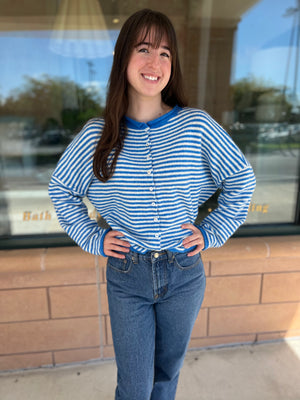 Piper Cardigan-Blue Hand Home