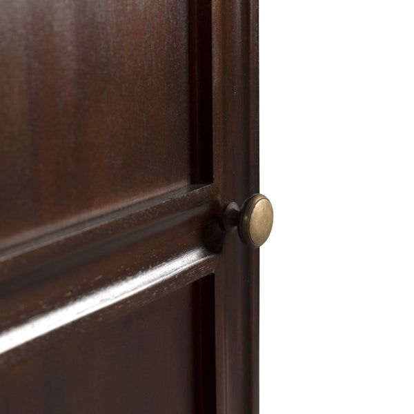 Colonial Hutch, Hand Rubbed Brown-Blue Hand Home