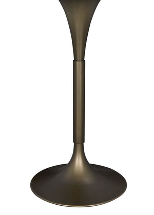 Jman Bar Table, Aged Brass-Blue Hand Home