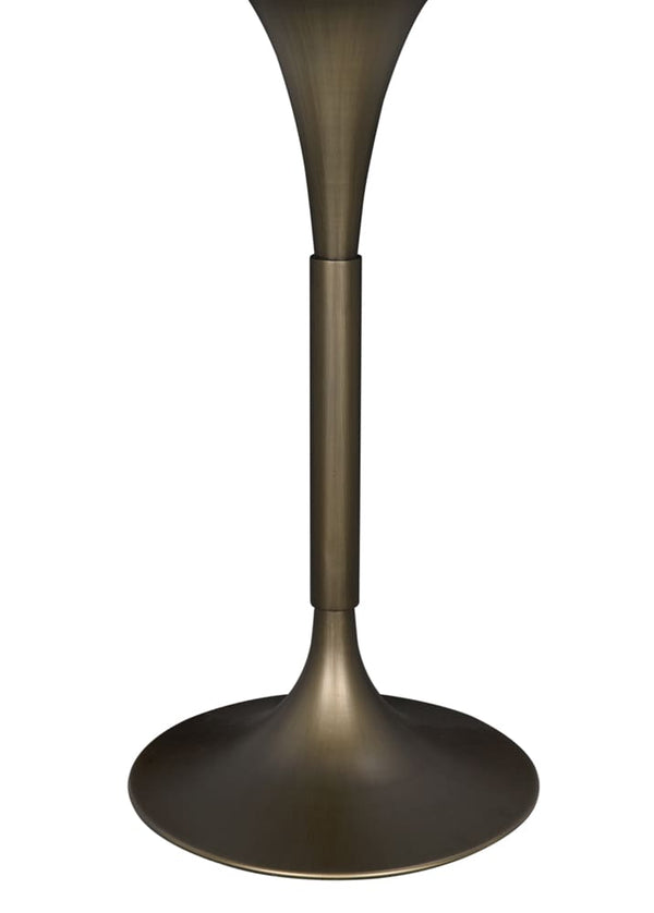 Jman Bar Table, Aged Brass-Blue Hand Home